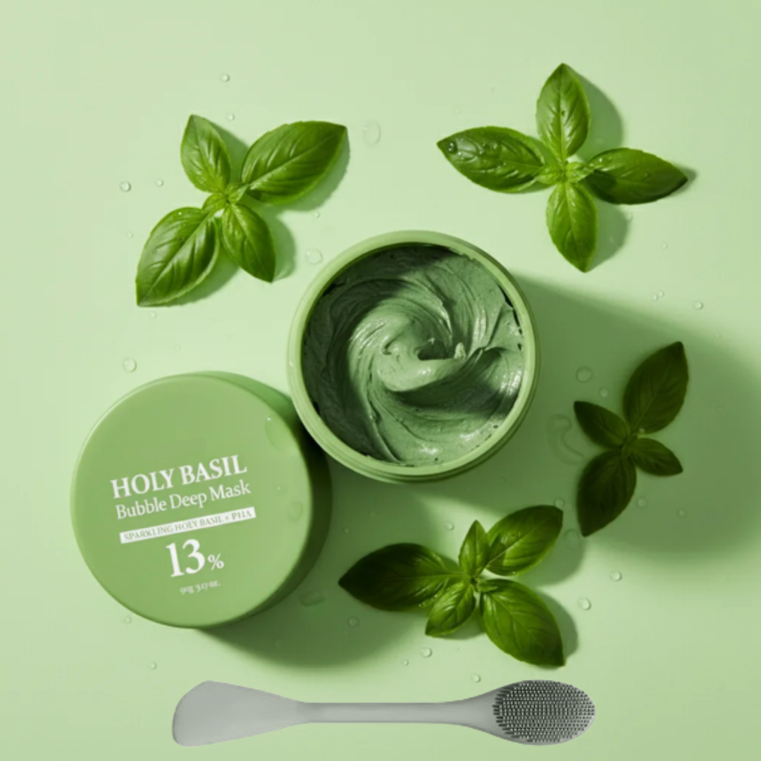 Holy Basil Bubble Mask - Instant glow & softness